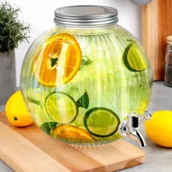 Glasdrikdispenser med hane 5,5 l Discount