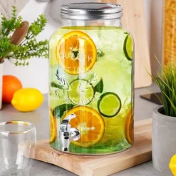 Glasdrikkande med hane 6,2 l Sale