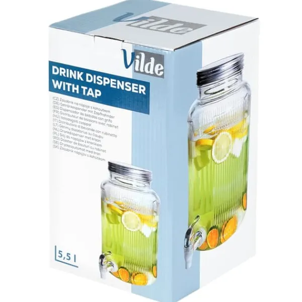 Glasdrikkande med hane 6,2 l New