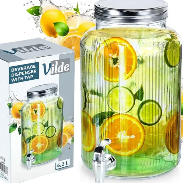 Glasdrikkande med hane 6,2 l New