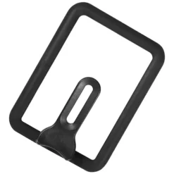 Glasgrydedæksel - Ståbart silikonelåg til rektangelgryde (sort, 13 x 18 cm) Clearance