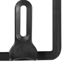 Glasgrydedæksel - Ståbart silikonelåg til rektangelgryde (sort, 13 x 18 cm) Clearance