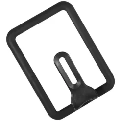 Glasgrydedæksel Ståbart silikonepandelåg Sort 15 x 18cm Clearance