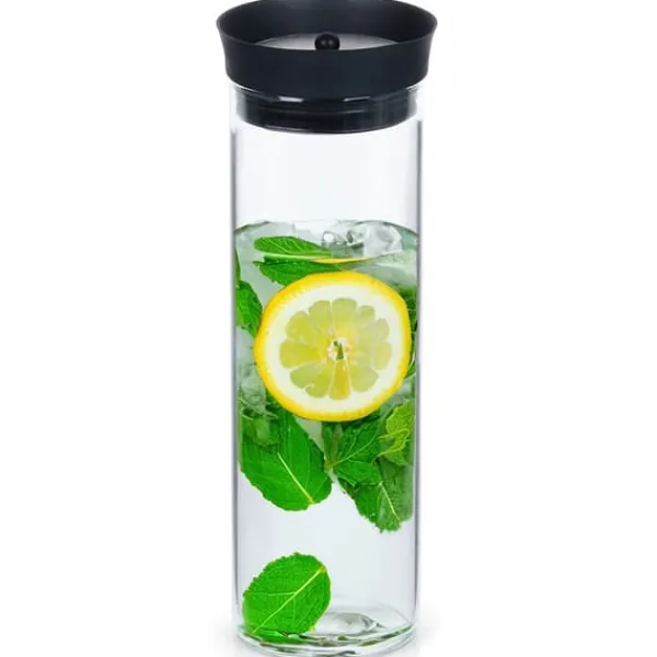 Karafler>Glaskaraffel med låg 1 l