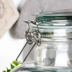 Glaskrukke med hane 8 l + 12 glas 200 ml New