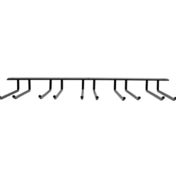 Vinglasholdere>Glass Rack 20 Glasses, Black w Ceiling Mount - Hahn Kitchenware