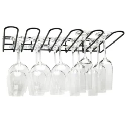 Vinglasholdere>Glass Rack 15 Glasses, Black - Hahn Kitchenware