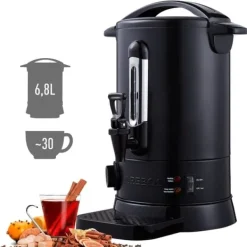 Gløggkedel 6,8 L Rustfrit Stål - Sort Best