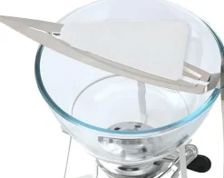 Gløggtang i rustfrit stål 33 cm x 5,5 cm New