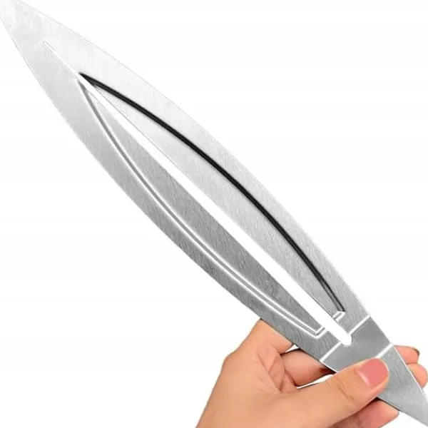 Gløggtang i rustfrit stål 33 cm x 5,5 cm New