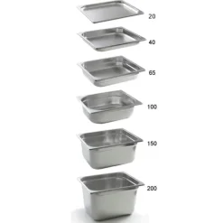 GN låg med udskæring til GN 2/3 øse - Hendi 805114 Online