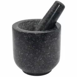 Mortere & Pistiller>Granitbelagt stenmørtel 12x12cm KINGHOFF KH-1679