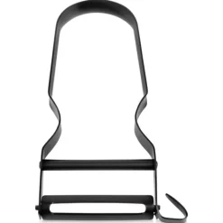 Grøntsags- og frugtskræller, sort stål, 11,5 cm Best