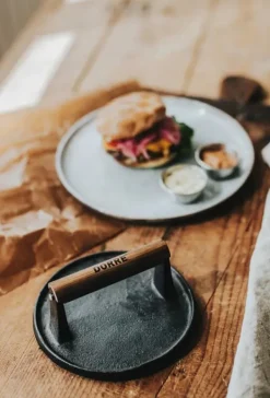 Dorre Hamburgerpress Hally Gjutjärn Clearance