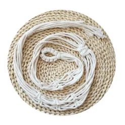 Tøj- & Garderobeopbevaring>Hatteophæng - makraméstil - plads til 2 hatte