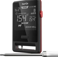 Køkkentermometre>HerQs Pin Pro - trådløst termometer