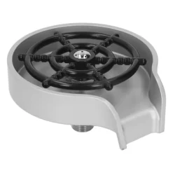 Højtryks Automatisk Glasskyllemaskine Bar Vask Kopvaskemaskine Køkken Flaskerenser med ABS Base Sølv Discount