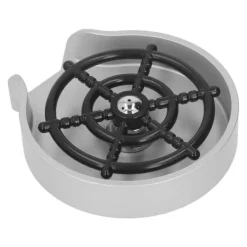 Højtryks Automatisk Glasskyllemaskine Bar Vask Kopvaskemaskine Køkken Flaskerenser med ABS Base Sølv Discount