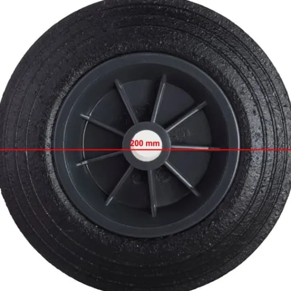 Hjul til skovlen til en kontinuerlig gummiaffaldsbeholder, diameter. 200 mm Best