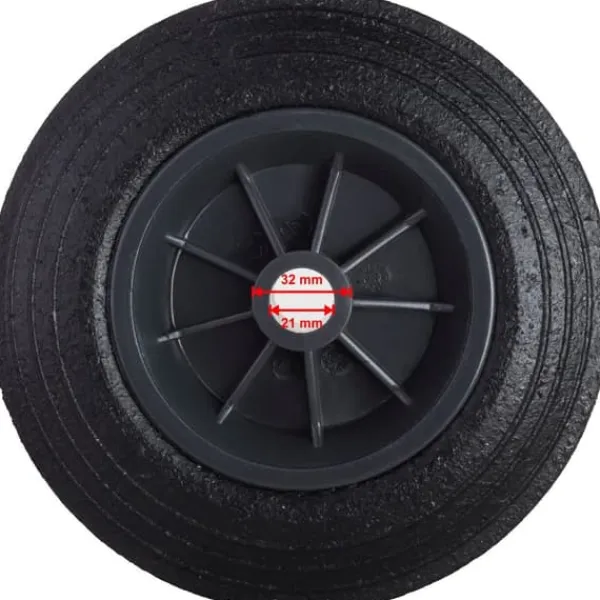 Hjul til skovlen til en kontinuerlig gummiaffaldsbeholder, diameter. 200 mm Best