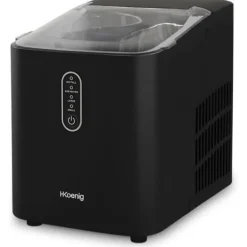 HKoeNIG ismaskine - KUB14 - Op til 12 kg isterninger om dagen - 7 til 9 minutters produktion - Sort Sale
