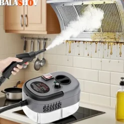 Håndholdt damprenser / steam cleaner - Opgraderet model - 2500 W - ≥105°C damp - 15 s opvarmning - 2 m slange - 220–240 V EU-stik - Rød Discount