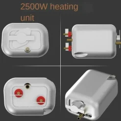 Håndholdt damprenser / steam cleaner - Opgraderet model - 2500 W - ≥105°C damp - 15 s opvarmning - 2 m slange - 220–240 V EU-stik - Rød Discount