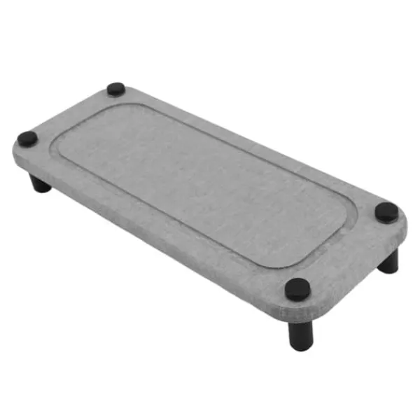 Opvaskestativer & Tørrestativer>Håndvask Caddy Øjeblikkelig Tør Håndvask Organizer tørrer øjeblikkeligt Vask Holder Diatomée Piedestal Stand Riser med rustfrit stål fødder Grå