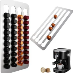 Holder i rustfrit stål til Nespresso-kapsler New