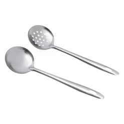 Hot Pot/Fonduegryde - Delt Yin-Yang - 32 cm - 304 Rustfrit Stål - Med Skeer - Militærgrøn Online