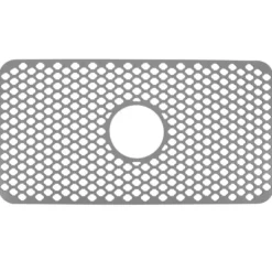 Hulisoleret køkkenvaskmåtte Skridsikker multifunktionel stor størrelse silikonevaskmåttebeskytter grå Hot