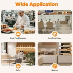 50-huls elektrisk mini pandekagemaskine - Kommercielt vaffeljern - Timer - Non-stick belægning - 50–300 °C - Lys sølv New