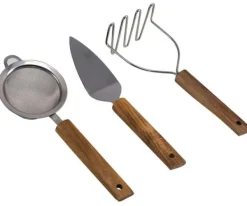 Køkkenudstyrssæt>HUSLA KØKKENredskaber SÆT TRÆ, 3 ELEMENTER