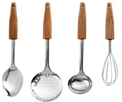 Køkkenudstyrssæt>HUSLA KØKKENredskabssæt, ACACIA TRÆ 73952