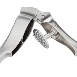 Hvidløgspresse i rustfrit stål med gummigreb Best