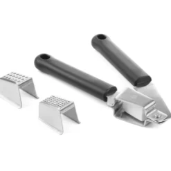 Hvidløgspresse i rustfrit stål, 2 tykkelser - Hendi 856123 Sale