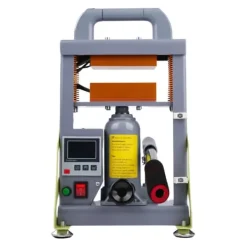 Hydraulisk Varmepressemaskine, Dobbelt Varmeplade, Bærbart Design,grå Outlet