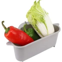 Hylde med Afløbshuller til Vask - Grå Best