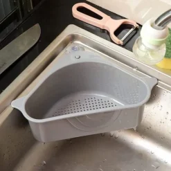 Hylde med Afløbshuller til Vask - Grå Best