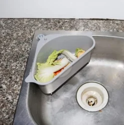 Hylde med Afløbshuller til Vask - Grå Best