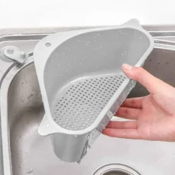 Hylde med Afløbshuller til Vask - Grå Best