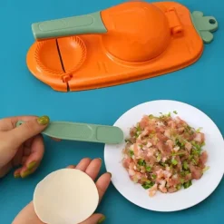 2-i-1 dumplingmaskine rund dumplingpandemaskine manuel dumplingmaskine Sale