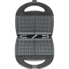 6‑i‑1 multifunktionelt vaffeljern & pandekagemaskine, sandwichmaker, 750 W, dobbelte varmeplader, foldbar, sort Sale