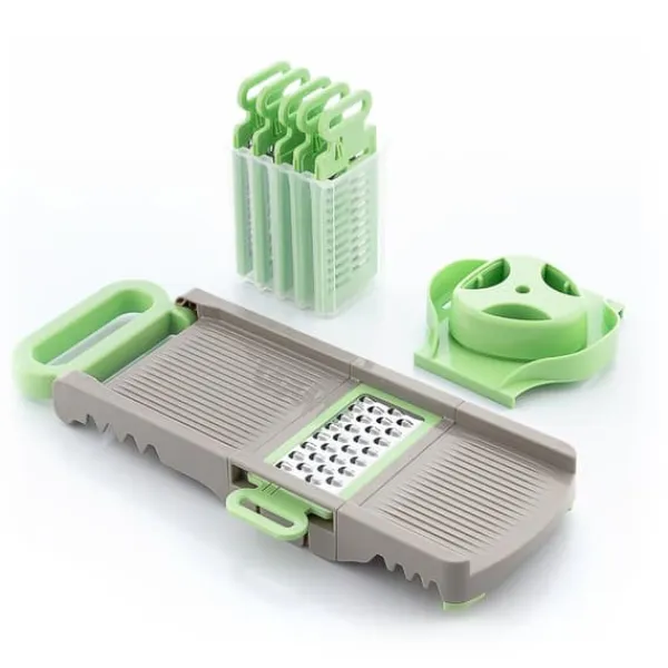 Mandolin- & Rivejern>6-i-1 sammenfoldelig mandolin rivejern Choppie InnovaGoods