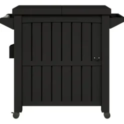 3-i-1 serveringsvogn med isspand og opbevaring | Farve: Sort | Størrelse: 80 l Online