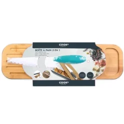 3-i-1 sæt: bord, beholder og knivgrøn Hot