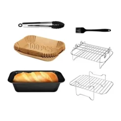 Fritøse>6-i-1 tilbehør til Air Fryer Ninja 3.7-4.2QT