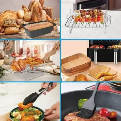 Fritøse>6-i-1 tilbehør til Air Fryer Ninja 3.7-4.2QT