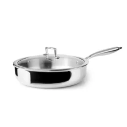 Ibili Gryder, Stegepander Og Kasseroller>Natural Triply 28 Cm Stegepande Med Låg