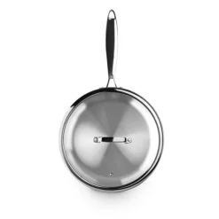 Ibili Gryder, Stegepander Og Kasseroller>Natural Triply 28 Cm Stegepande Med Låg